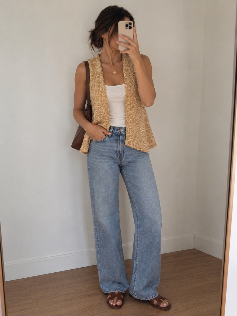 ESKANDAR Cotton Knitted Vest